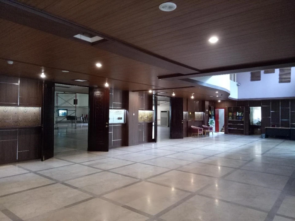 commercial building lobby interior design Jakarta