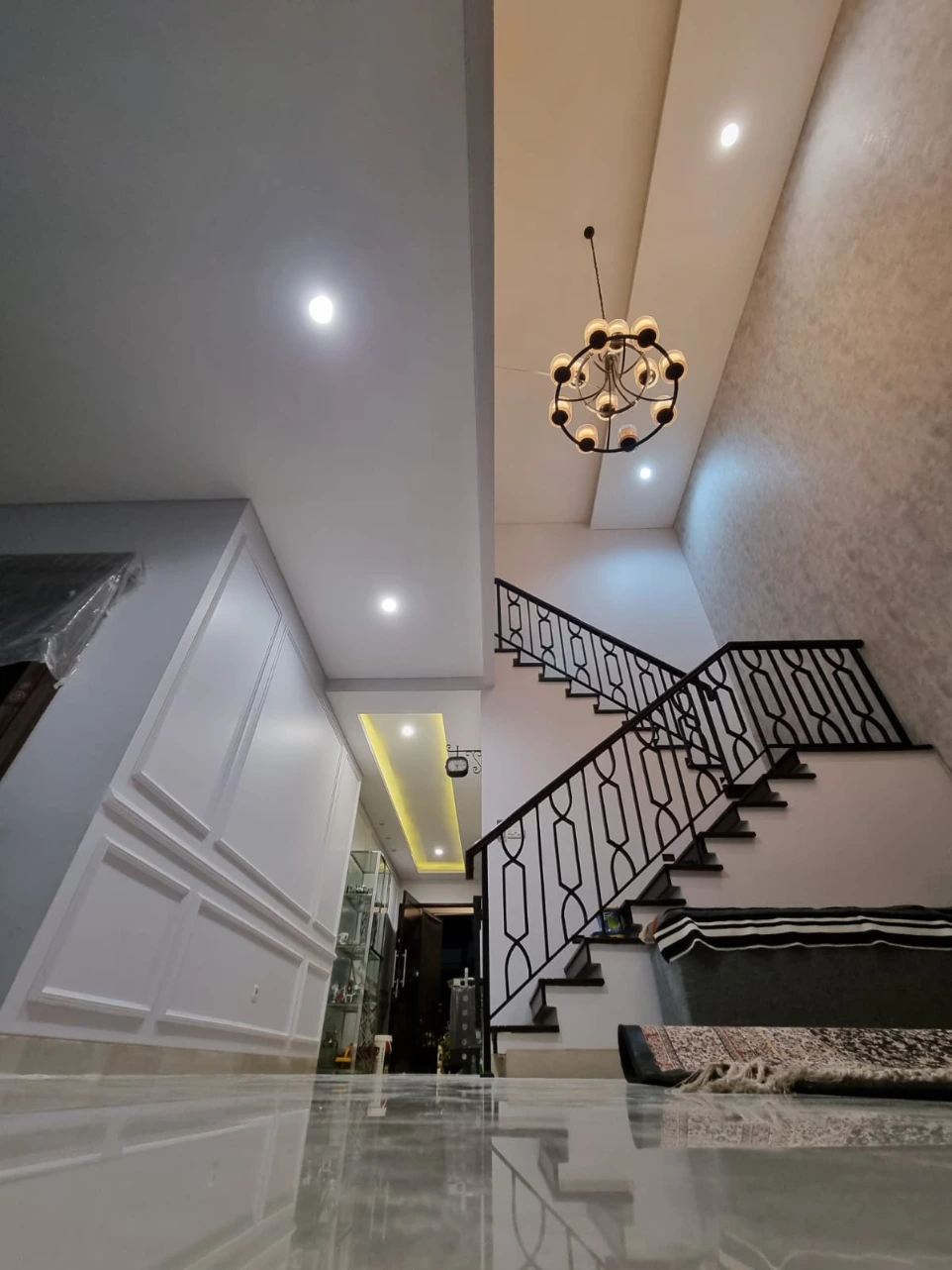 modern architectural staircase interior design Jakarta